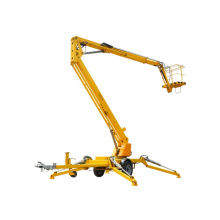 CE 12mTrailer Telescopic Articulated Cherry Picker Spider BOOM Lift Towable Boom Lift